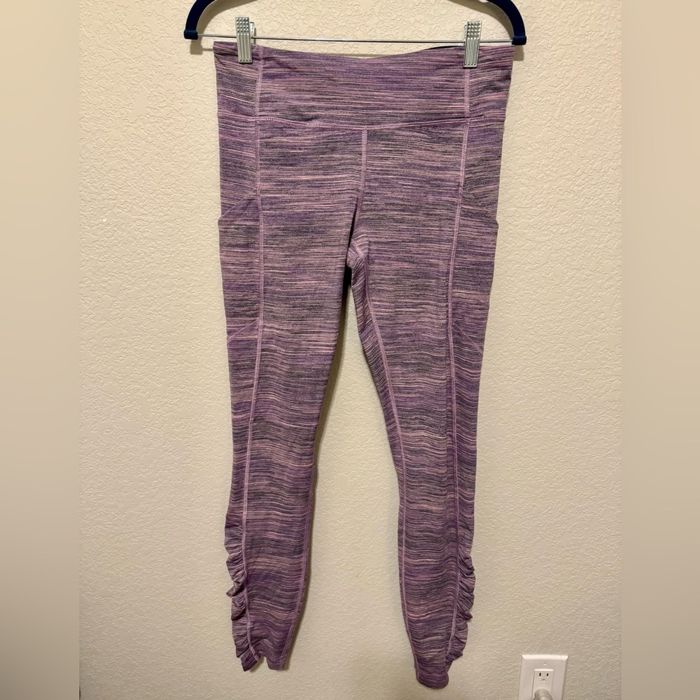 Lululemon Speed Tight IV Space Dye Camo Tender Violet Black Grape